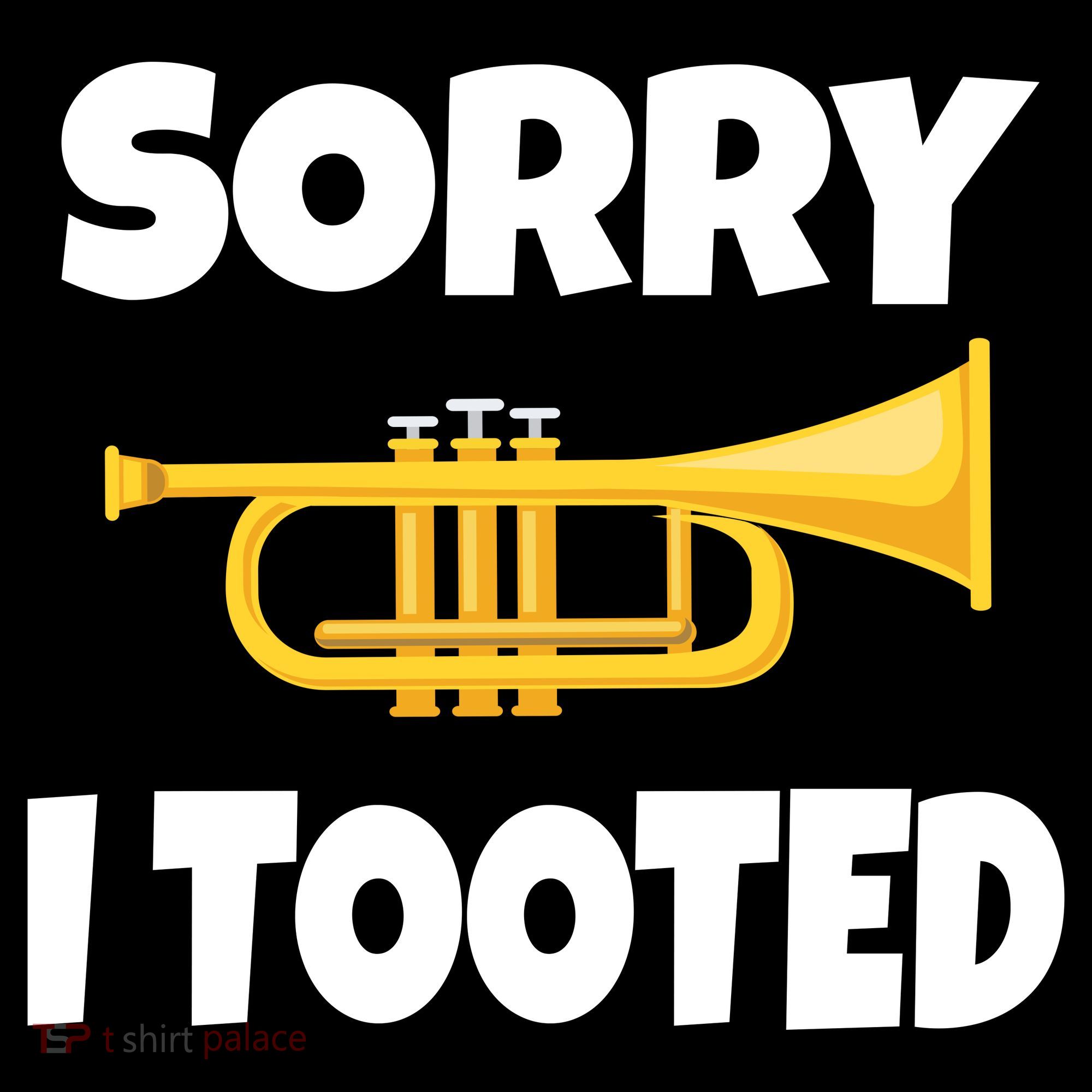 Sorry I Tooted Trumpet Doggie Tank