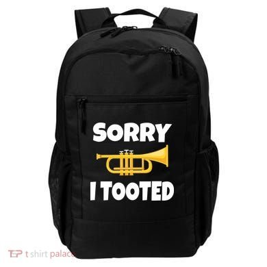 Sorry I Tooted Trumpet Backpack