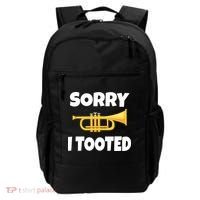 Sorry I Tooted Trumpet Backpack thumb 0