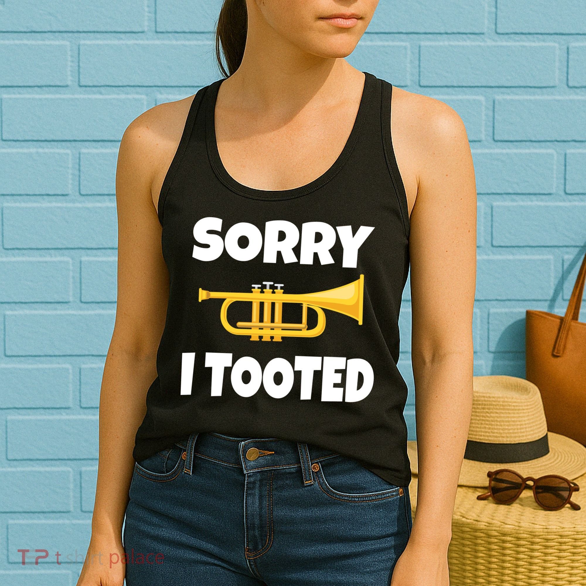 Sorry I Tooted Trumpet Women's Tank Top