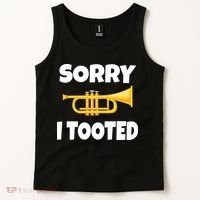 Sorry I Tooted Trumpet Tank Top thumb 2