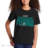 Sorry I Was Thinking About Fishing Kids T-Shirt thumb 2