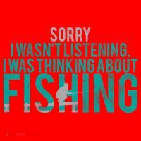 Sorry I Was Thinking About Fishing Santa Hat thumb 1