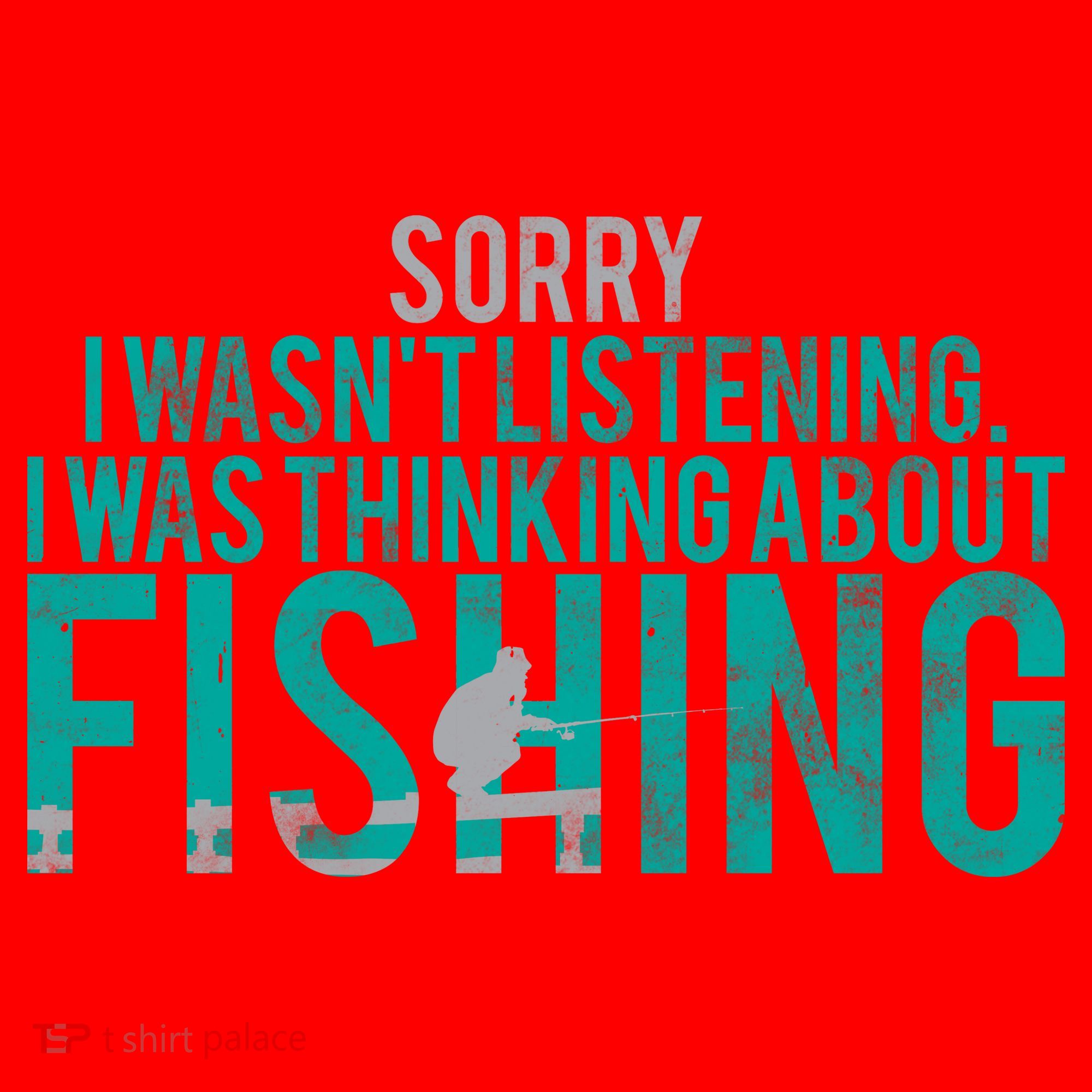 Sorry I Was Thinking About Fishing Santa Hat