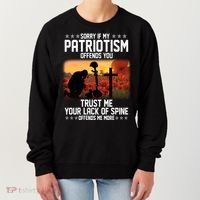 Sorry If My Patriotism Offends You Women's Sweatshirt thumb 0