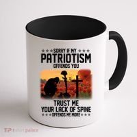 Sorry If My Patriotism Offends You Coffee Mug thumb 1