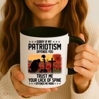 Sorry If My Patriotism Offends You Coffee Mug thumb 3