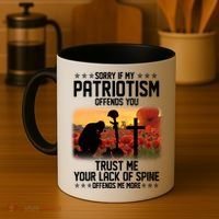 Sorry If My Patriotism Offends You Coffee Mug thumb 4