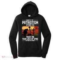 Sorry If My Patriotism Offends You Women's Hoodie thumb 0