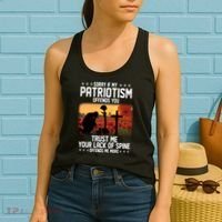 Sorry If My Patriotism Offends You Women's Tank Top thumb 2