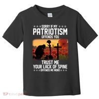 Sorry If My Patriotism Offends You Toddler T-Shirt thumb 0