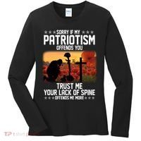 Sorry If My Patriotism Offends You Women's Long Sleeve Shirt thumb 0