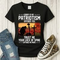 Sorry If My Patriotism Offends You Women's T-Shirt thumb 3