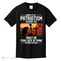 Sorry If My Patriotism Offends You Kids T-Shirt thumb 0