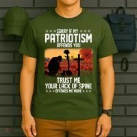 Sorry If My Patriotism Offends You T-Shirt thumb 6