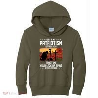 Sorry If My Patriotism Offends You Kids Hoodie thumb 0