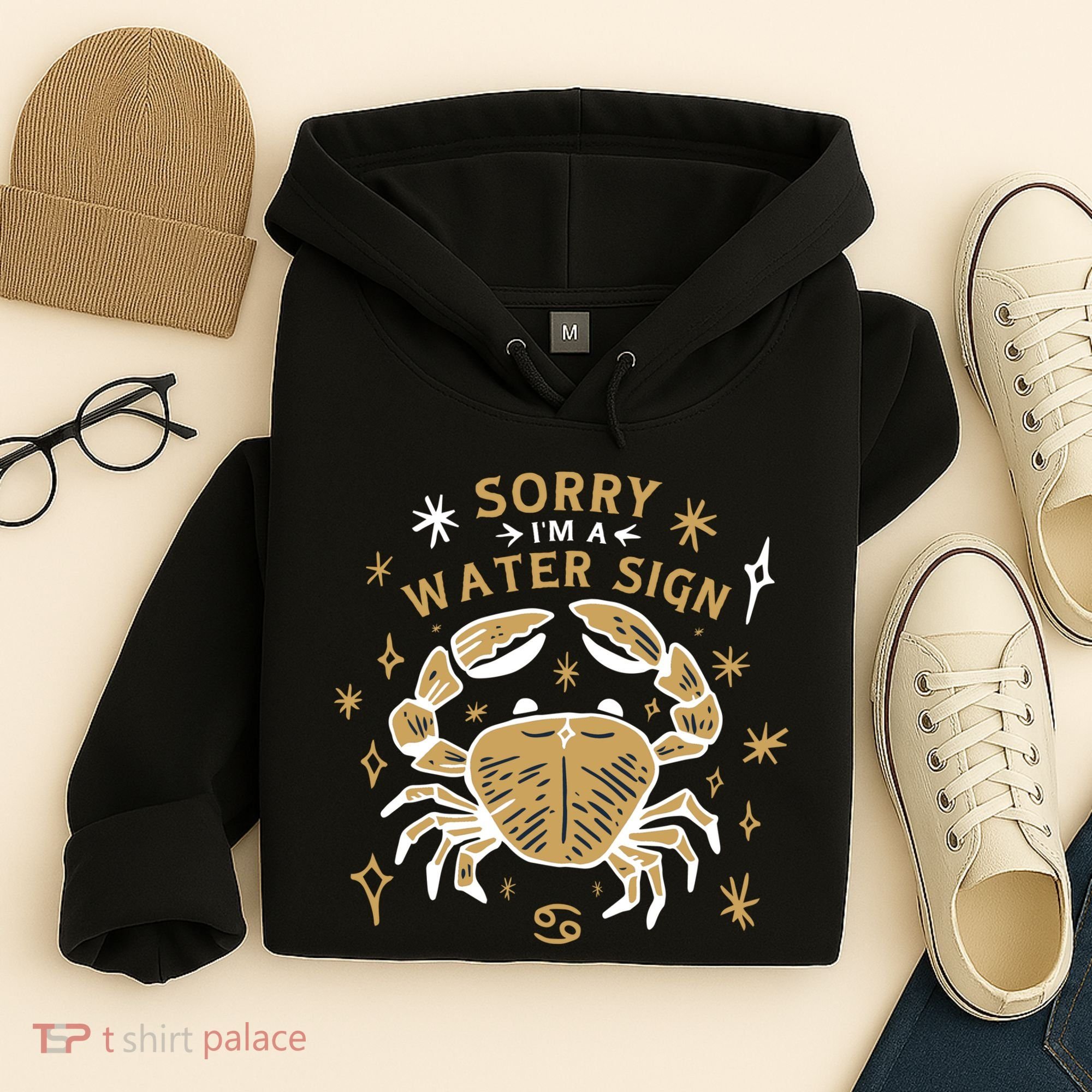 Sorry I'm A Water Sign Crab Hoodie