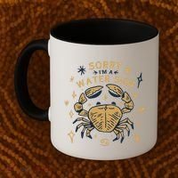 Sorry I'm A Water Sign Crab Coffee Mug thumb 2
