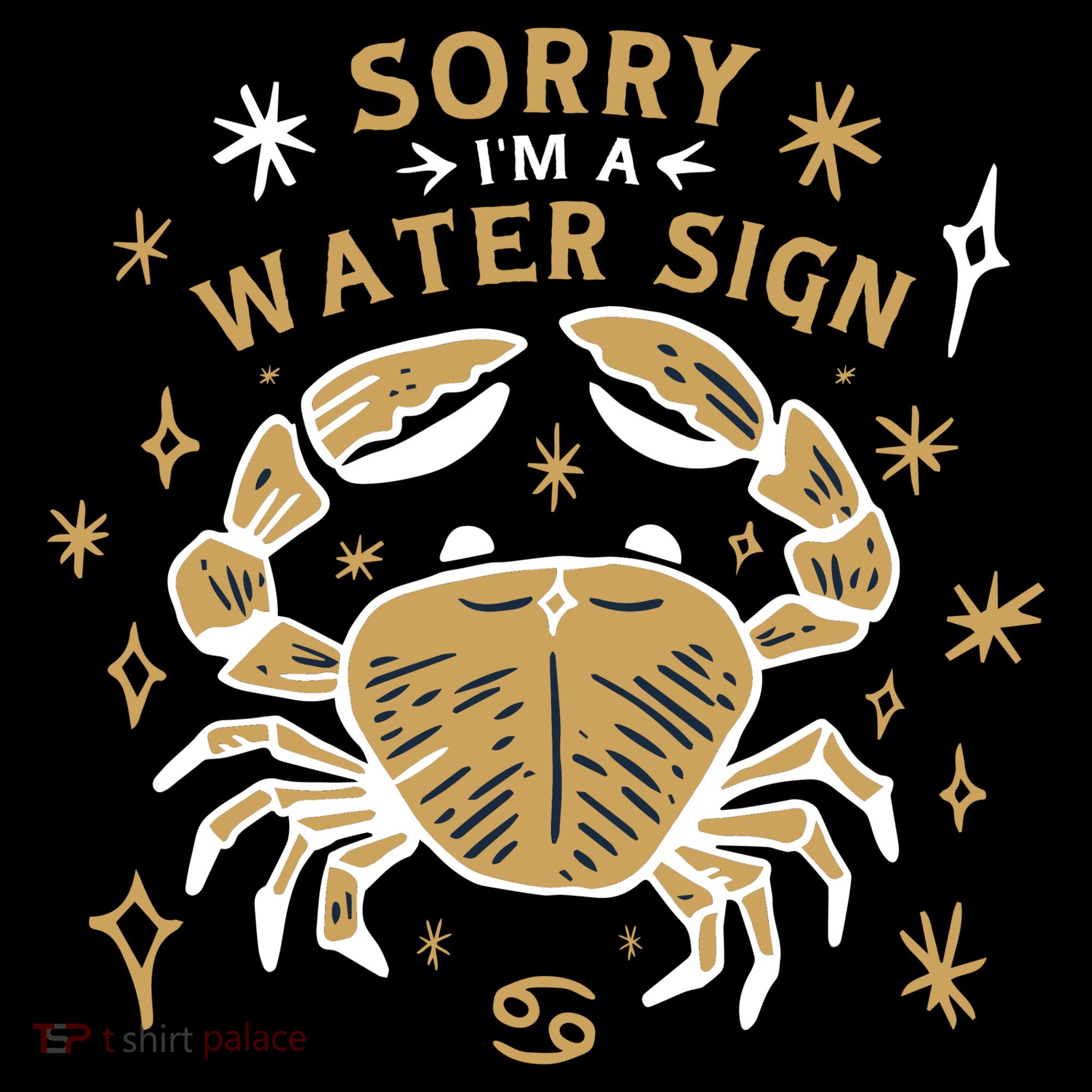 Sorry I'm A Water Sign Crab Ornament