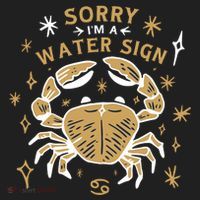 Sorry I'm A Water Sign Crab Hat thumb 2