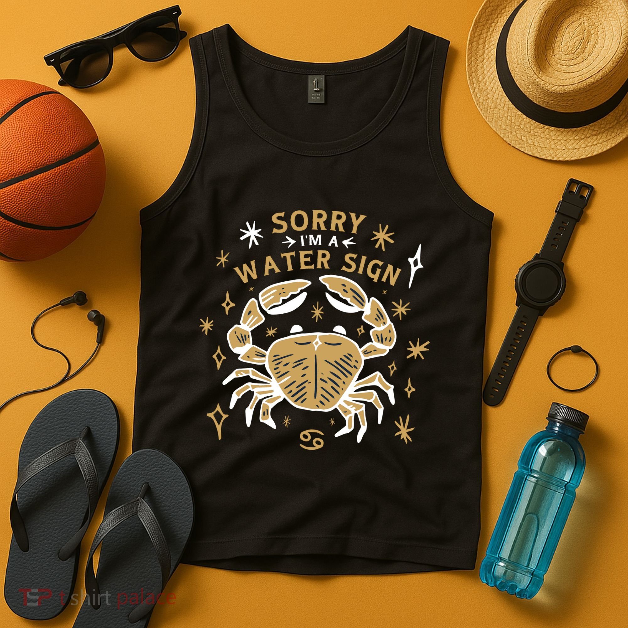 Sorry I'm A Water Sign Crab Tank Top