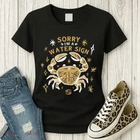 Sorry I'm A Water Sign Crab Women's T-Shirt thumb 3