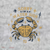 Sorry I'm A Water Sign Zodiac Birthday Sweatshirt thumb 2