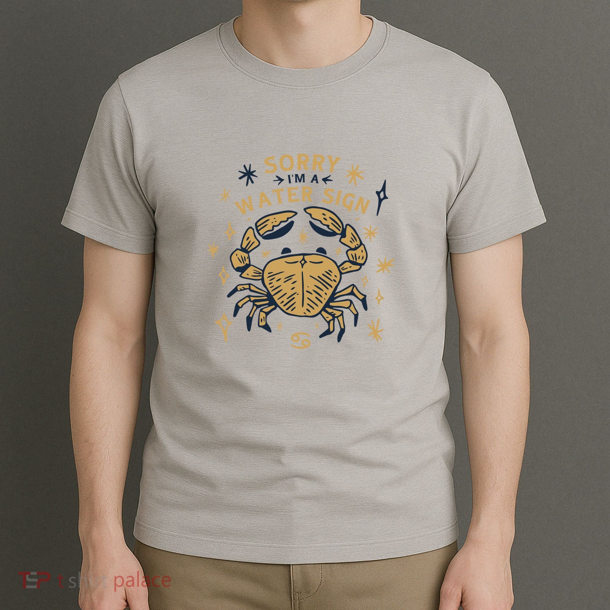 Sorry I'm A Water Sign Zodiac Birthday T-Shirt