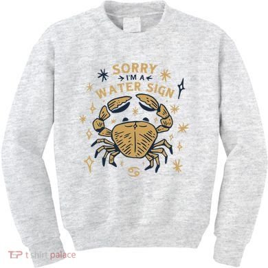 Sorry I'm A Water Sign Zodiac Birthday Kids Sweatshirt