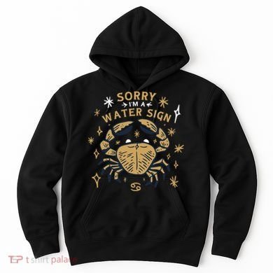 Sorry I'm A Water Sign Zodiac Birthday Hoodie