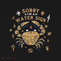 Sorry I'm A Water Sign Zodiac Birthday Ornament thumb 1