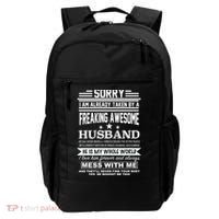 Sorry I'm Already Taken By A Freaking Awesome Husband Backpack thumb 0