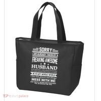 Sorry I'm Already Taken By A Freaking Awesome Husband Tote Bag thumb 3