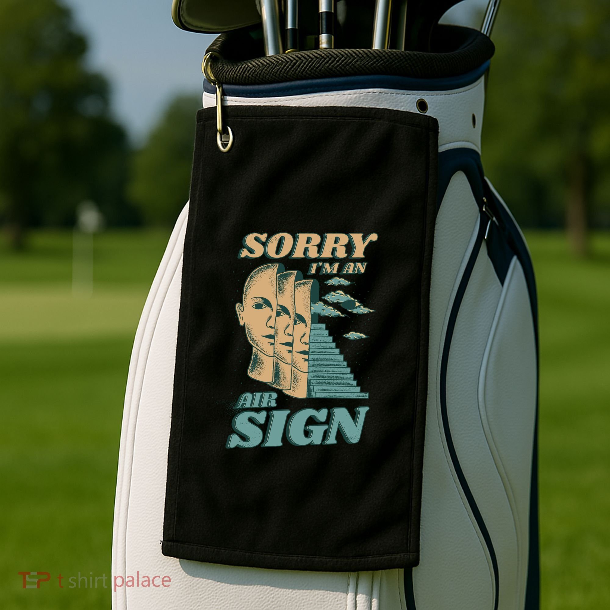Sorry I'm An Air Sign Golf Towel