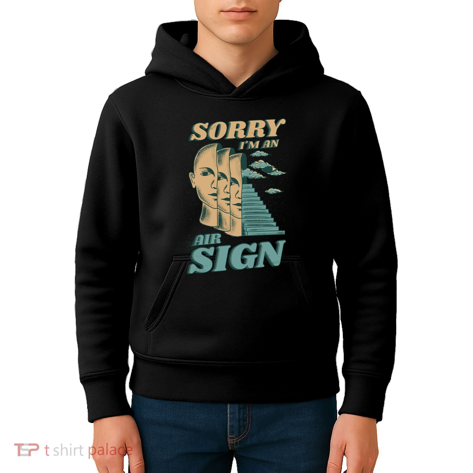 Sorry I'm An Air Sign Kids Hoodie
