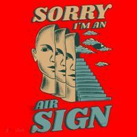 Sorry I'm An Air Sign Santa Hat thumb 1