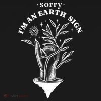 Sorry I'm An Earth Sign Zodiac Birthday USA-Made Doggie Bandana thumb 2