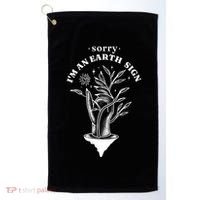 Sorry I'm An Earth Sign Zodiac Birthday Golf Towel thumb 0