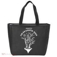 Sorry I'm An Earth Sign Zodiac Birthday Tote Bag thumb 0