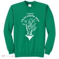 Sorry I'm An Earth Sign Zodiac Birthday Sweatshirt thumb 0