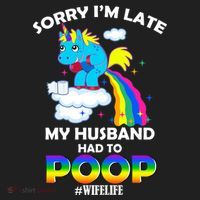 Sorry I'm Late My Husband Had To Poop Beanie thumb 2