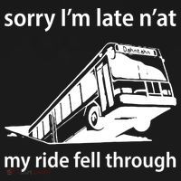 Sorry I'm Late N'at My Ride Fell Through Tote Bag thumb 4