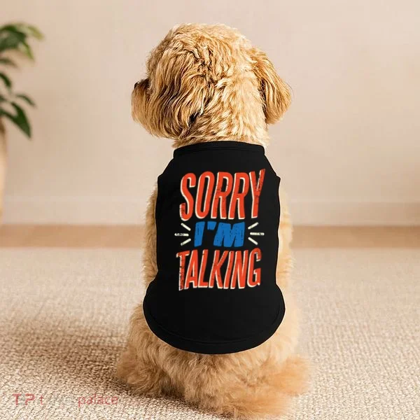 Sorry I'm Talking Doggie Tank