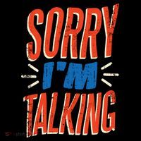 Sorry I'm Talking Tank Top thumb 6