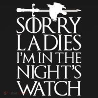 Sorry Ladies I'm In The Night's Watch Women's Tank Top thumb 5