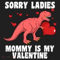 Sorry Ladies Mommy Is My Valentine Golf Towel thumb 3
