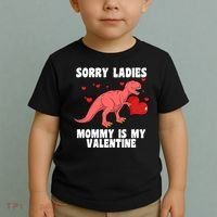 Sorry Ladies Mommy Is My Valentine Toddler T-Shirt thumb 2