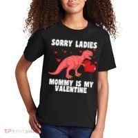 Sorry Ladies Mommy Is My Valentine Kids T-Shirt thumb 2
