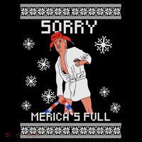 Sorry Merica's Full Trump Supporter Ugly Christmas Coffee Mug thumb 5