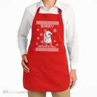 Sorry Merica's Full Trump Supporter Ugly Christmas Apron thumb 2